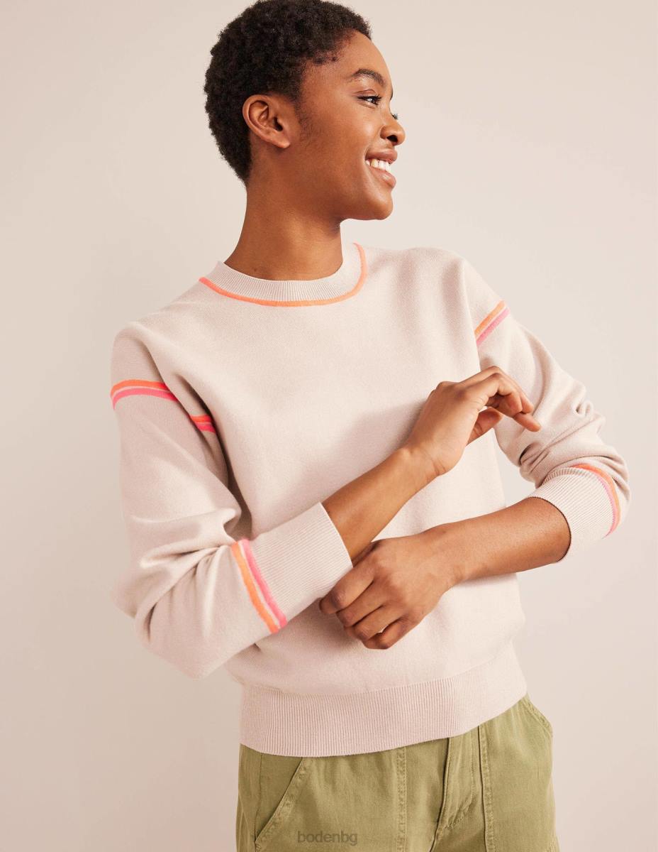 облекло Boden плетен суичър чинчила меланж Жени LL681377