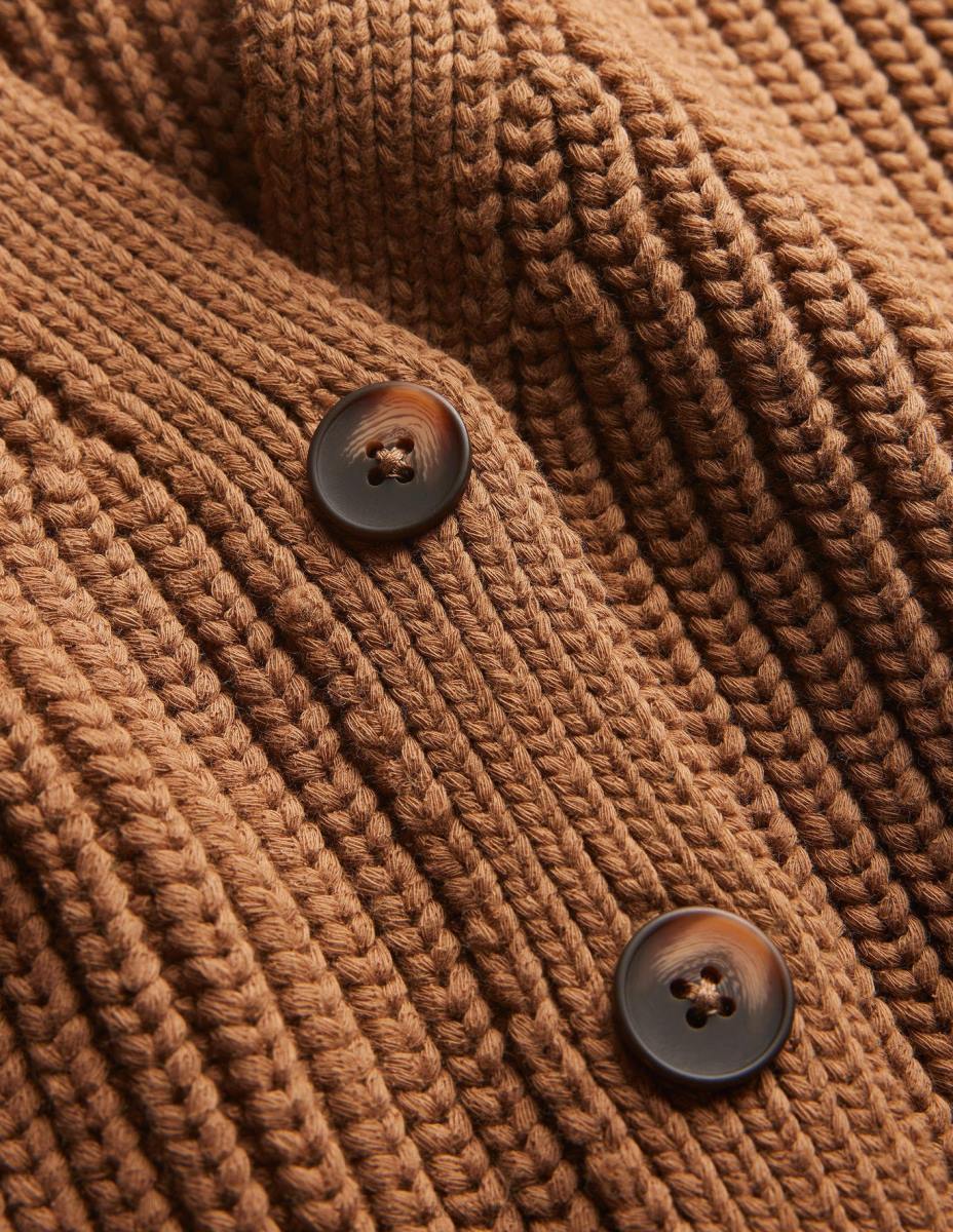 облекло Boden голяма рипсена жилетка камилски меланж Жени LL681214