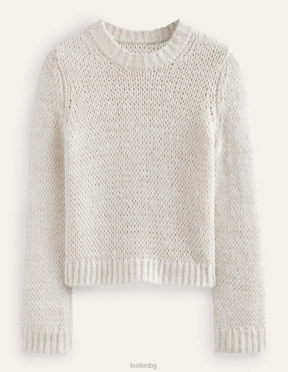 облекло Boden пухкав джъмпер с отворен бод топла слонова кост Жени LL681383