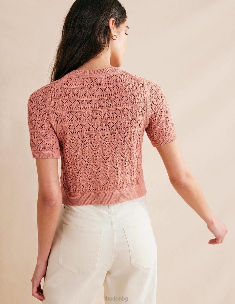 облекло Boden жилетка с кръгло деколте розово розово Жени LL681480