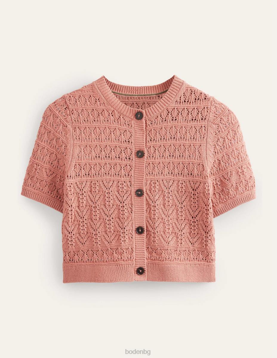 облекло Boden жилетка с кръгло деколте розово розово Жени LL681480