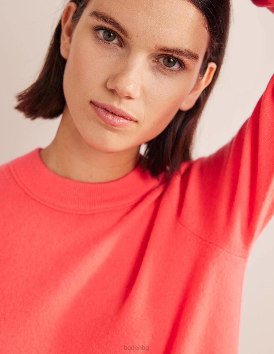 облекло Boden пуф кашмирен пуф през рамо ярка диня Жени LL681738