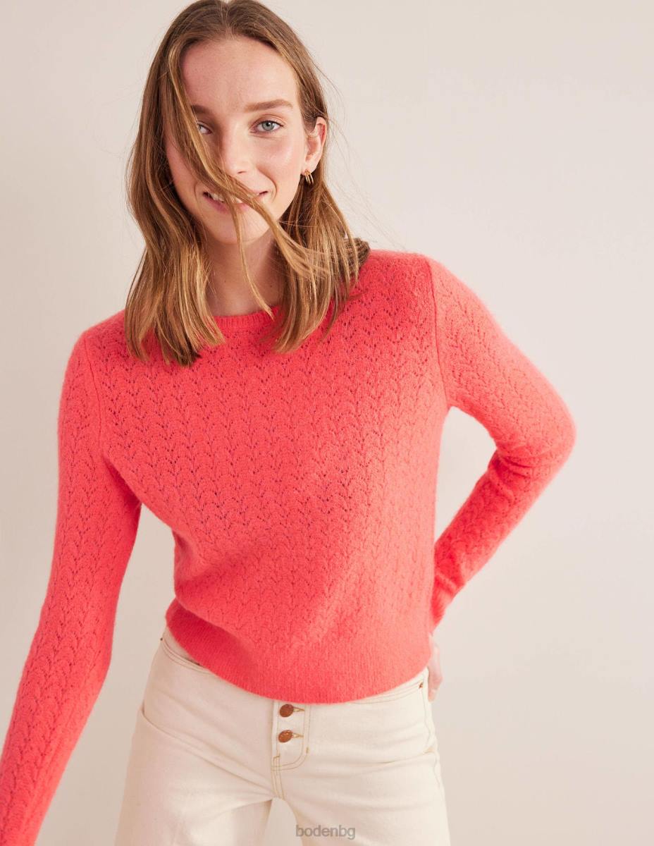 облекло Boden пухкав пуантел джъмпер корал Жени LL681810