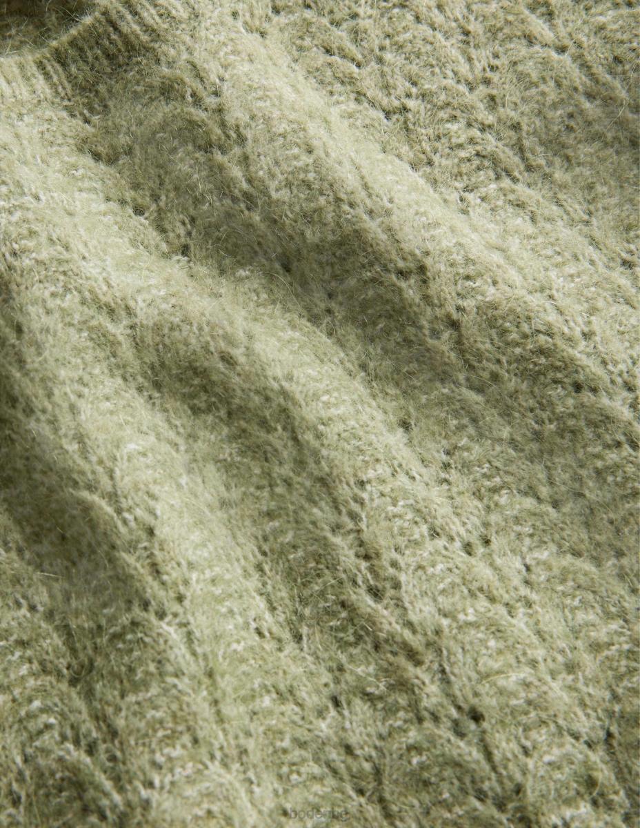 облекло Boden пухкав пуантел джъмпер каменно зелено Жени LL681903