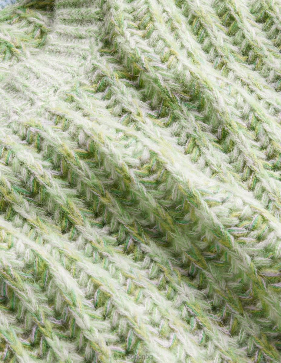 облекло Boden широк ребрист пухкав джъмпер зелен мергел Жени LL682072