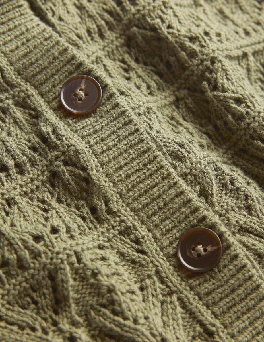 облекло Boden жилетка с кръгло деколте смърчово зелено Жени LL682114