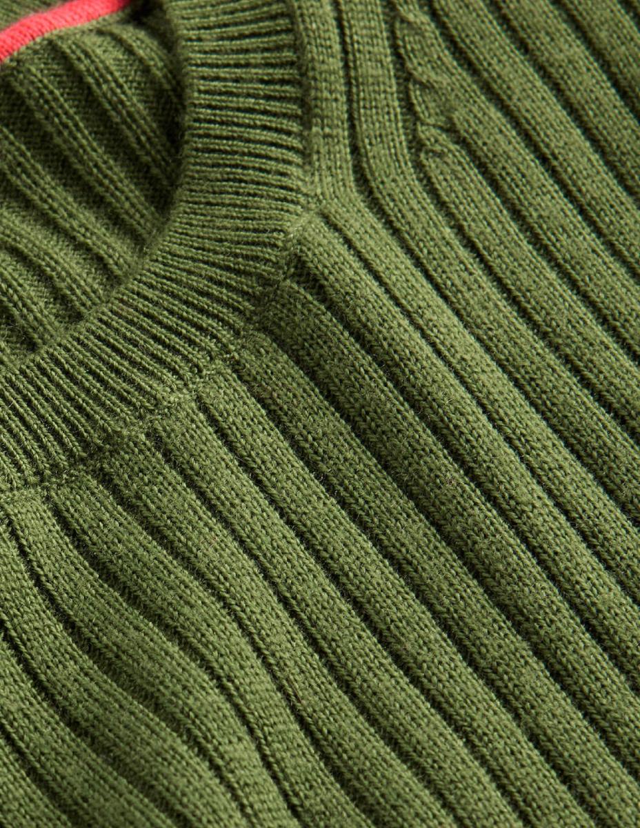 облекло Boden оребрен мериносов пуловер парк рейнджър Жени LL682213