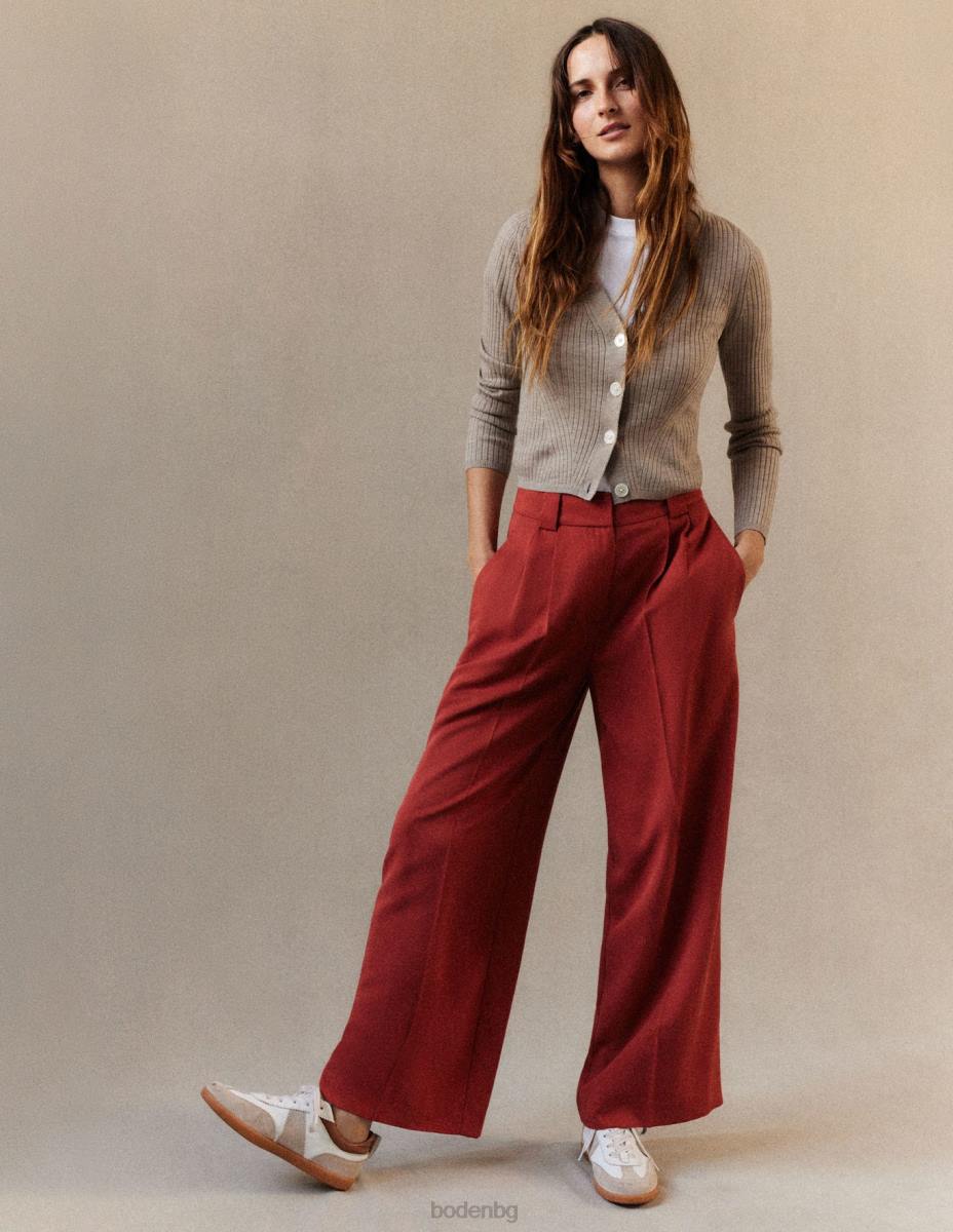 облекло Boden оребрена мериносова жилетка чинчила меланж Жени LL682441