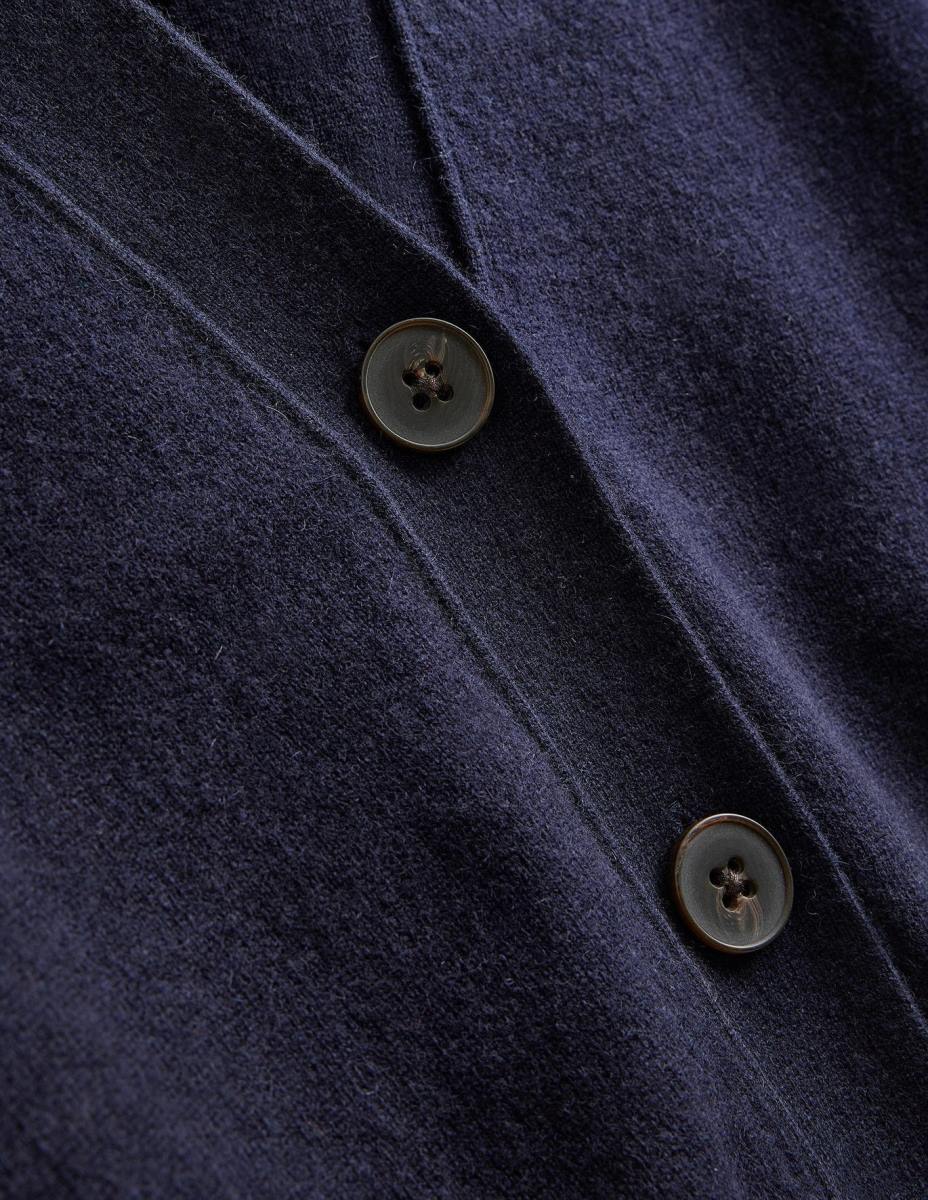 облекло Boden изрязана жилетка от кашмир военноморски флот Жени LL682464