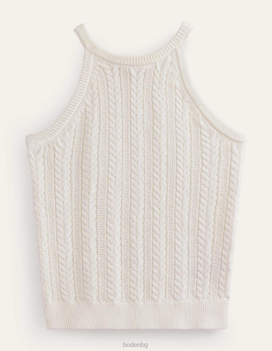 облекло Boden бод плетен резервоар топла слонова кост Жени LL68616