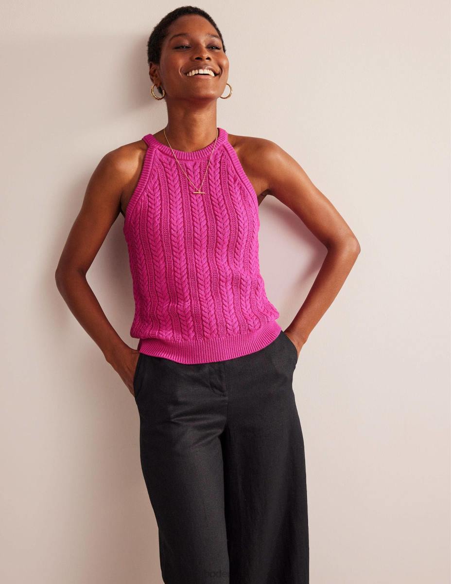 облекло Boden бод плетен резервоар флокс розов Жени LL68623