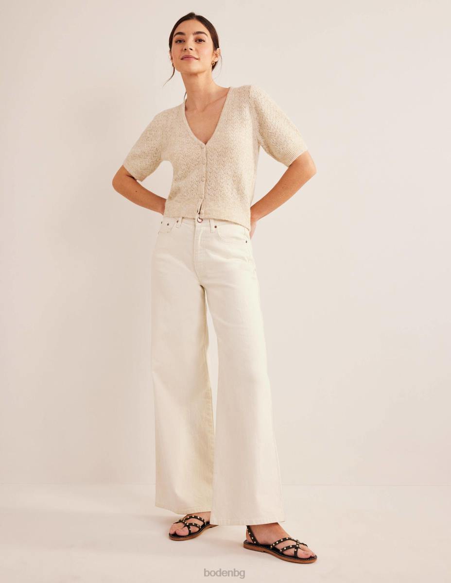 облекло Boden жилетка тип pointelle меланж от овесени ядки Жени LL681331