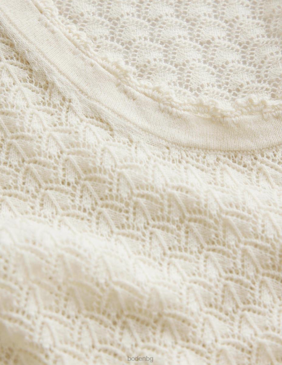 облекло Boden pointelle плетен резервоар топла слонова кост Жени LL681697