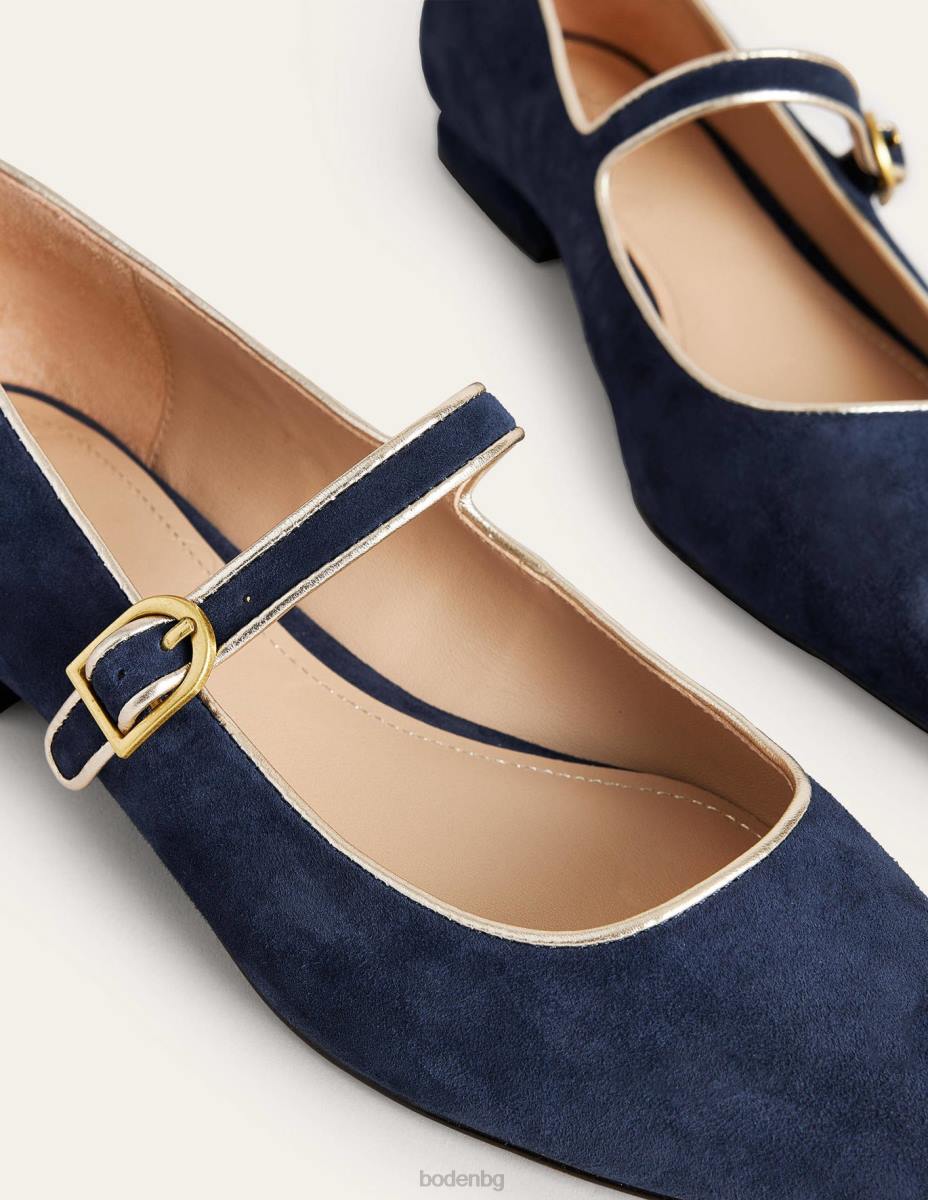 обувки Boden обувки с остър връх мери джейн военноморски флот Жени LL682607