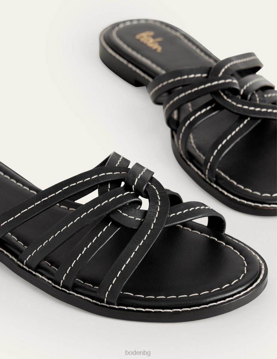 обувки Boden плъзгачи с множество каишки черен Жени LL682305