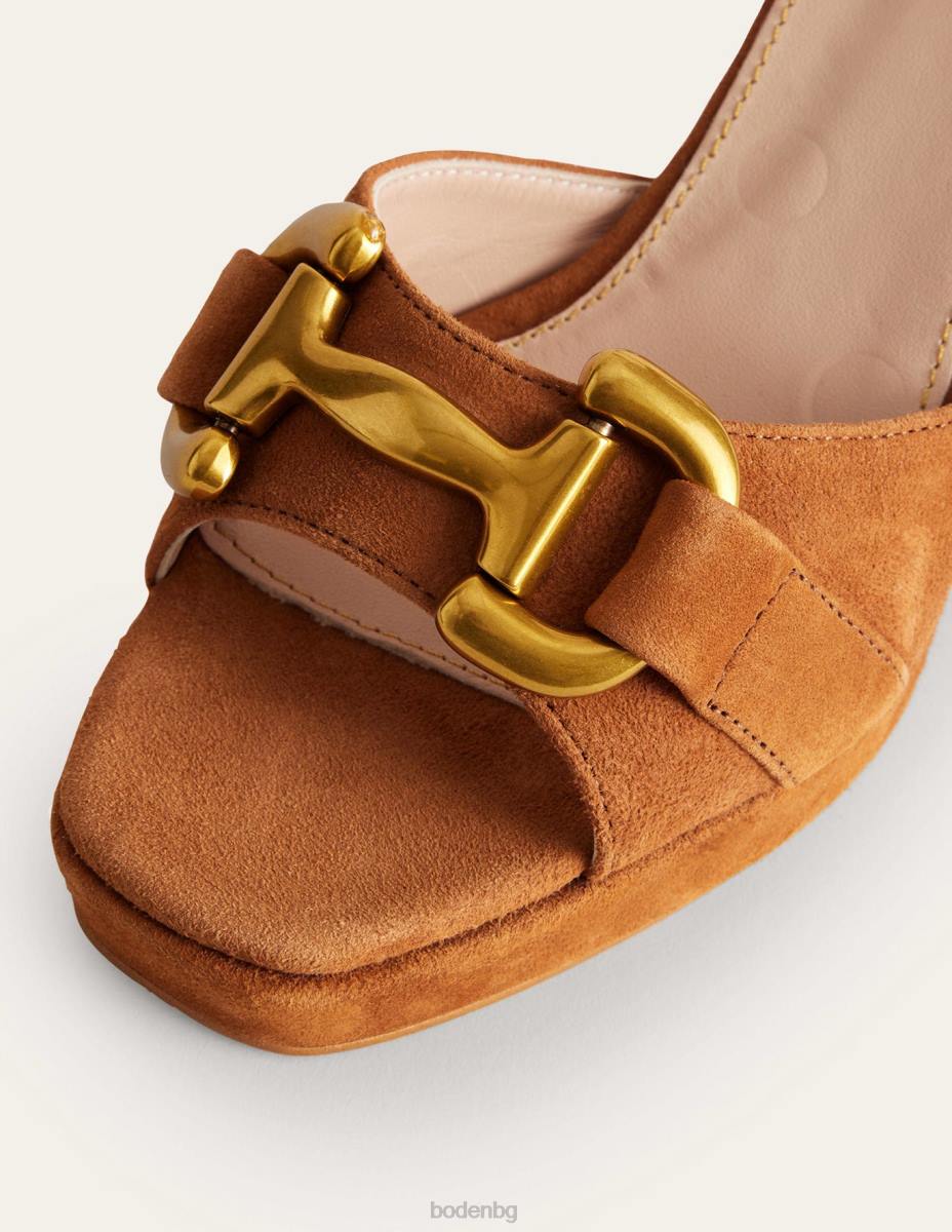 обувки Boden сандали с платформа с тапицерия джинджифил Жени LL682383