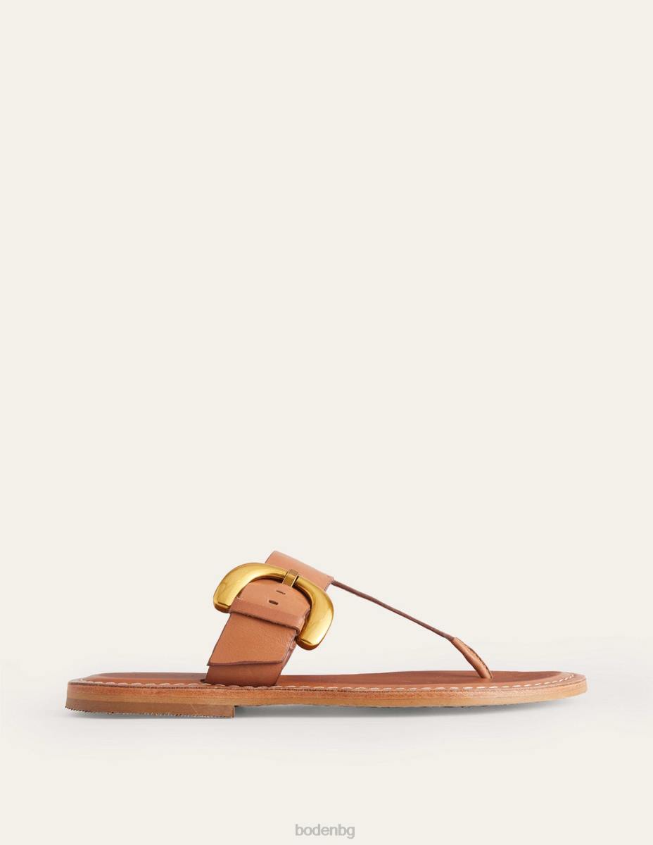 обувки Boden сандали с катарама тен Жени LL68691