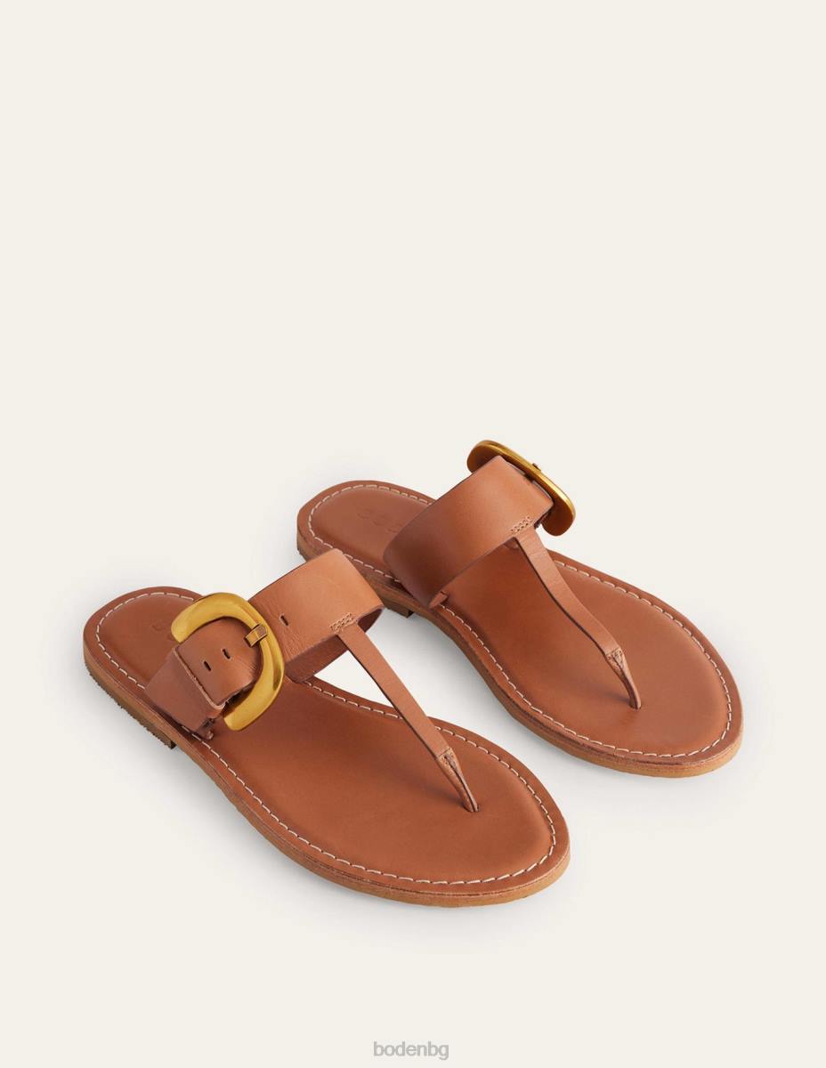 обувки Boden сандали с катарама тен Жени LL68691