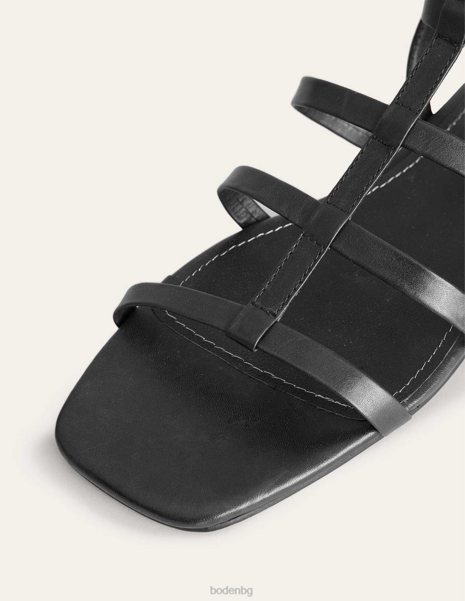 обувки Boden кожени гладиаторски сандали черен Жени LL68701