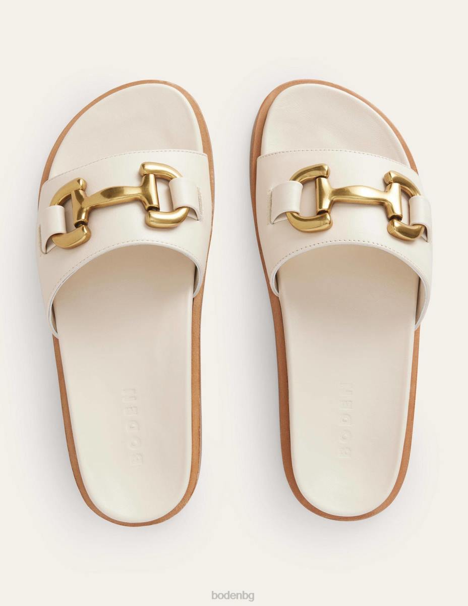 обувки Boden плъзгащи се сандали с ирис екрю Жени LL68713