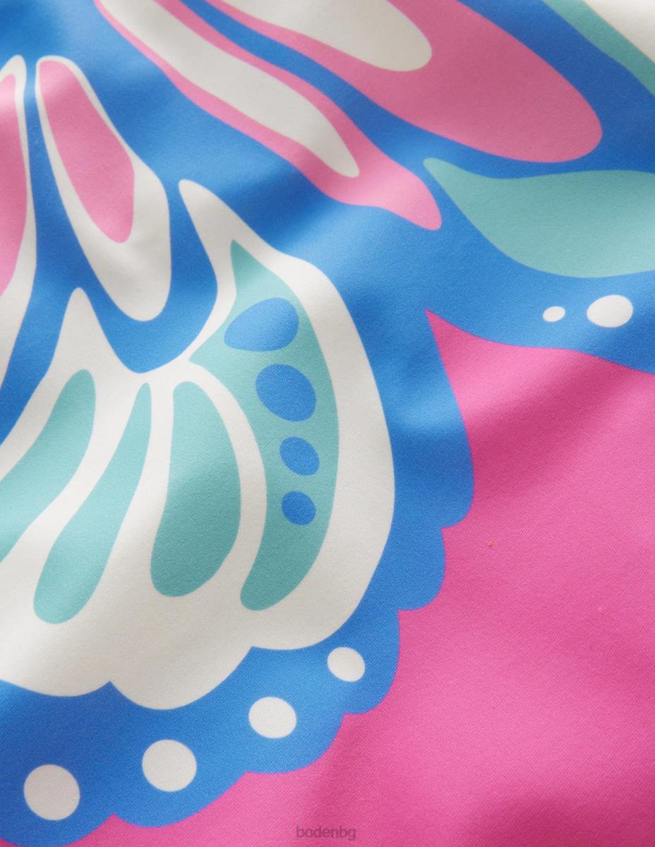 облекло Boden бански пеперуда гъделичкано розово бебе LL683450