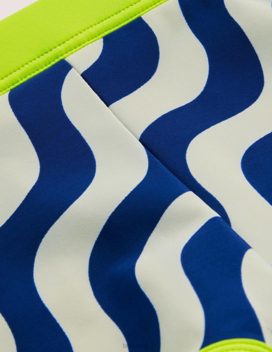 облекло Boden шарени бански шорти конфети от фолио в цвят дъга бебе LL683477