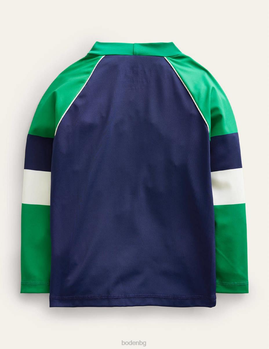 облекло Boden обрив жилетка колеж флот бебе LL68440