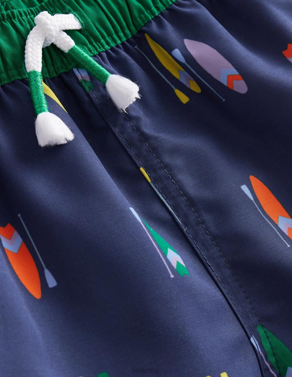 облекло Boden бански шорти дъска за гребло на колежа бебе LL68445