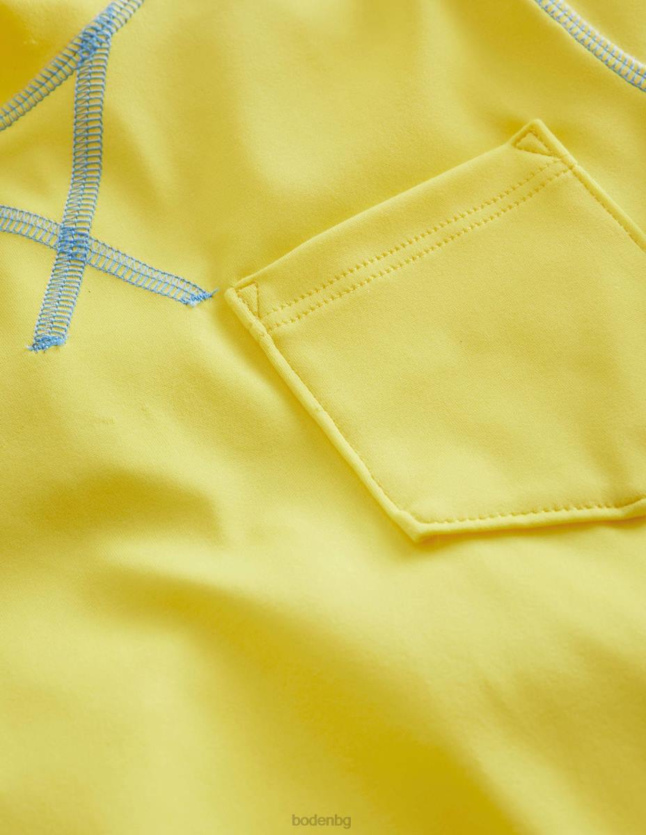 облекло Boden жилетка с къс ръкав цариградско грозде жълто бебе LL68454