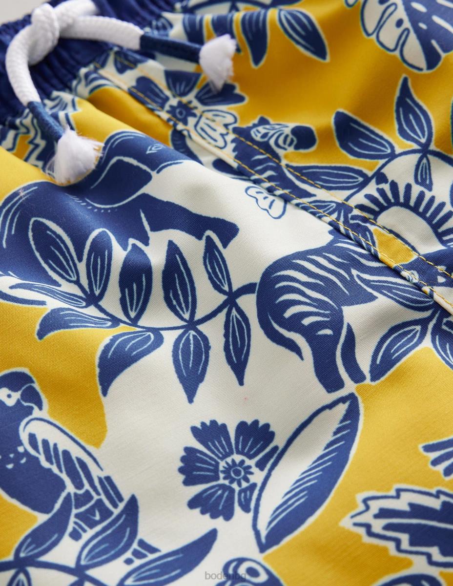 облекло Boden бански шорти слонове бебе LL68467