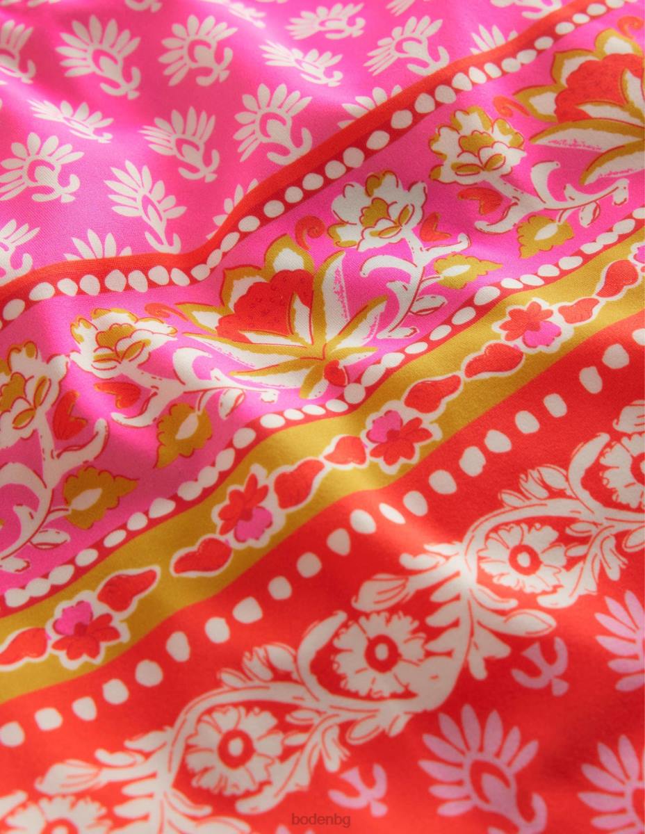 облекло Boden горнище на потници с кръстосана задна част фойерверк дървен блок бебе LL68475