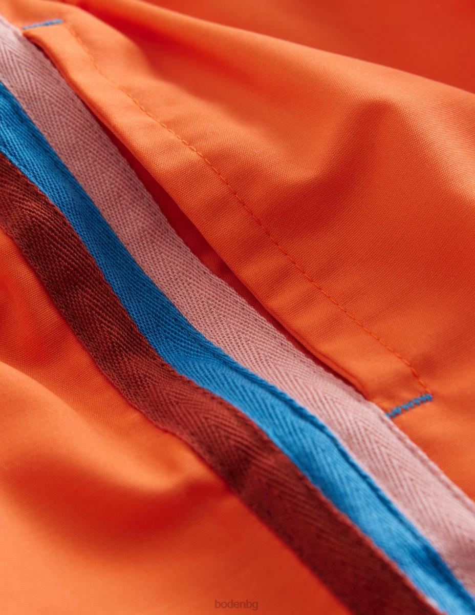 облекло Boden късо спортно райе огнен опал бебе LL68483