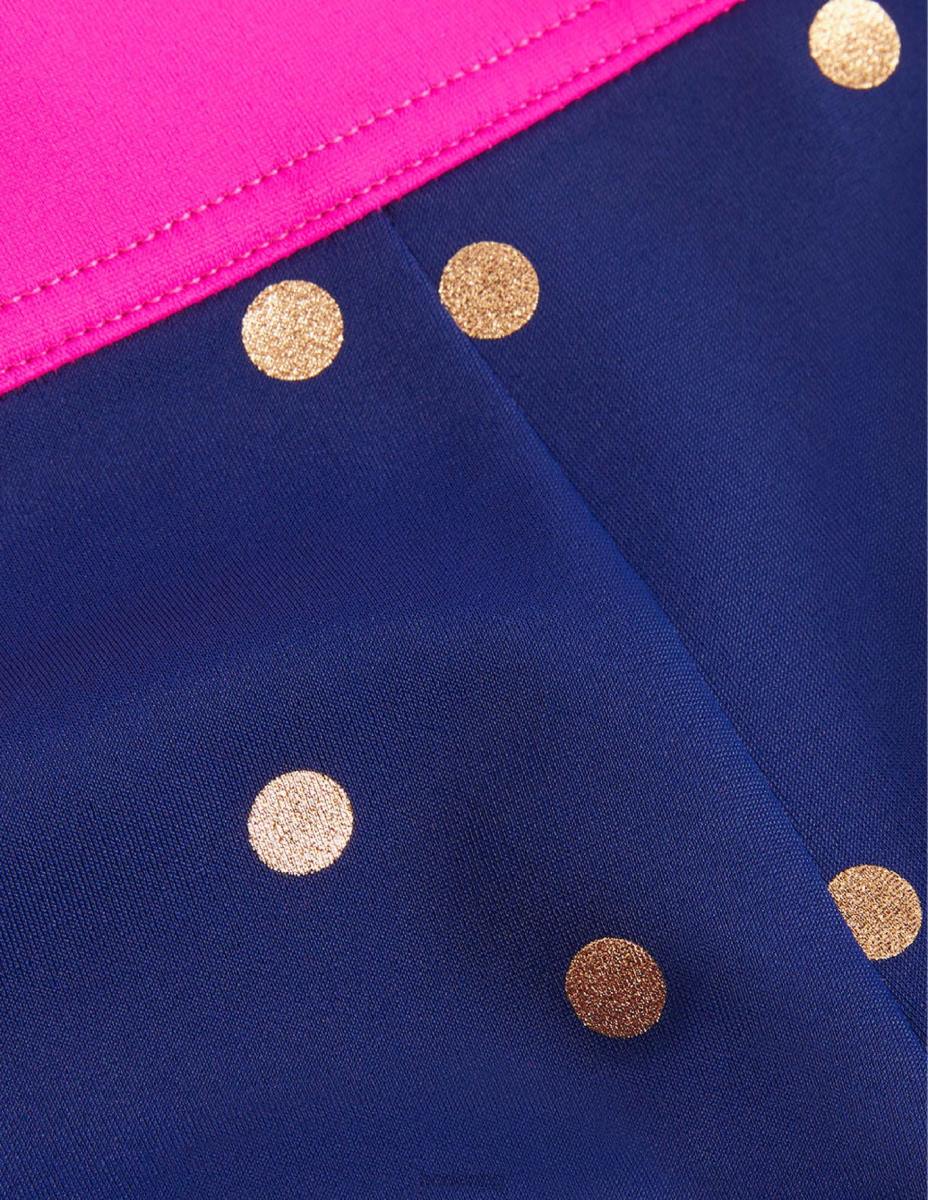 облекло Boden шарени бански шорти хармония синьо златно петно бебе LL68488