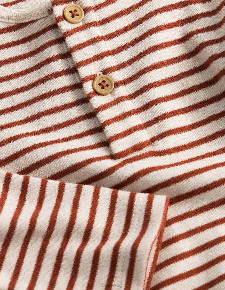 облекло Boden удобно тяло на хълм овесени ядки/печен кестен бебе LL683337