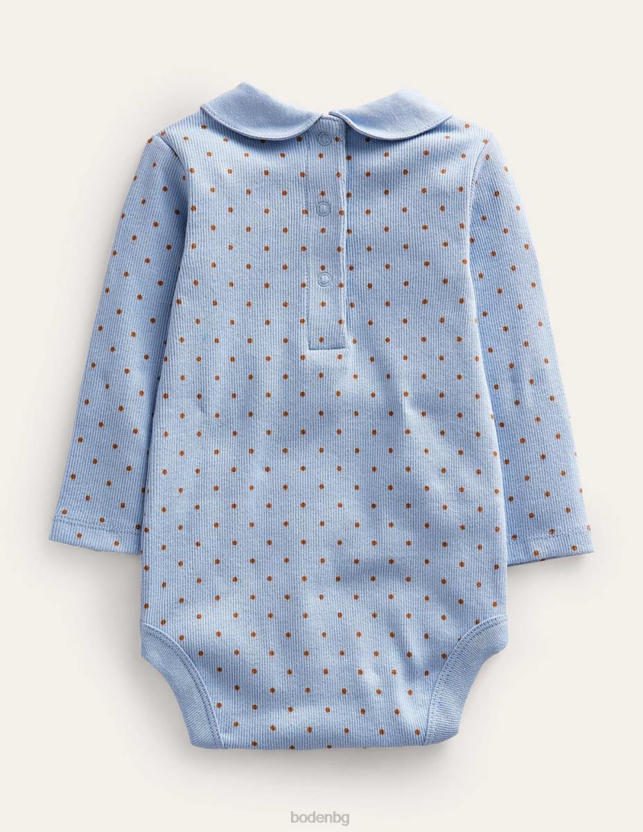 облекло Boden оребрено тяло brunnera butterscotch brown бебе LL683354