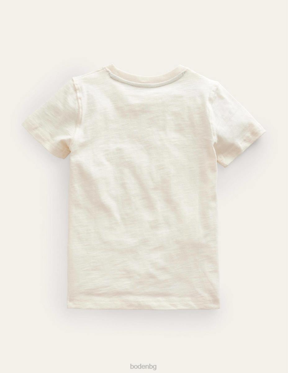 облекло Boden светеща сладоледена тениска сладоледи Ivory Planet бебе LL683407