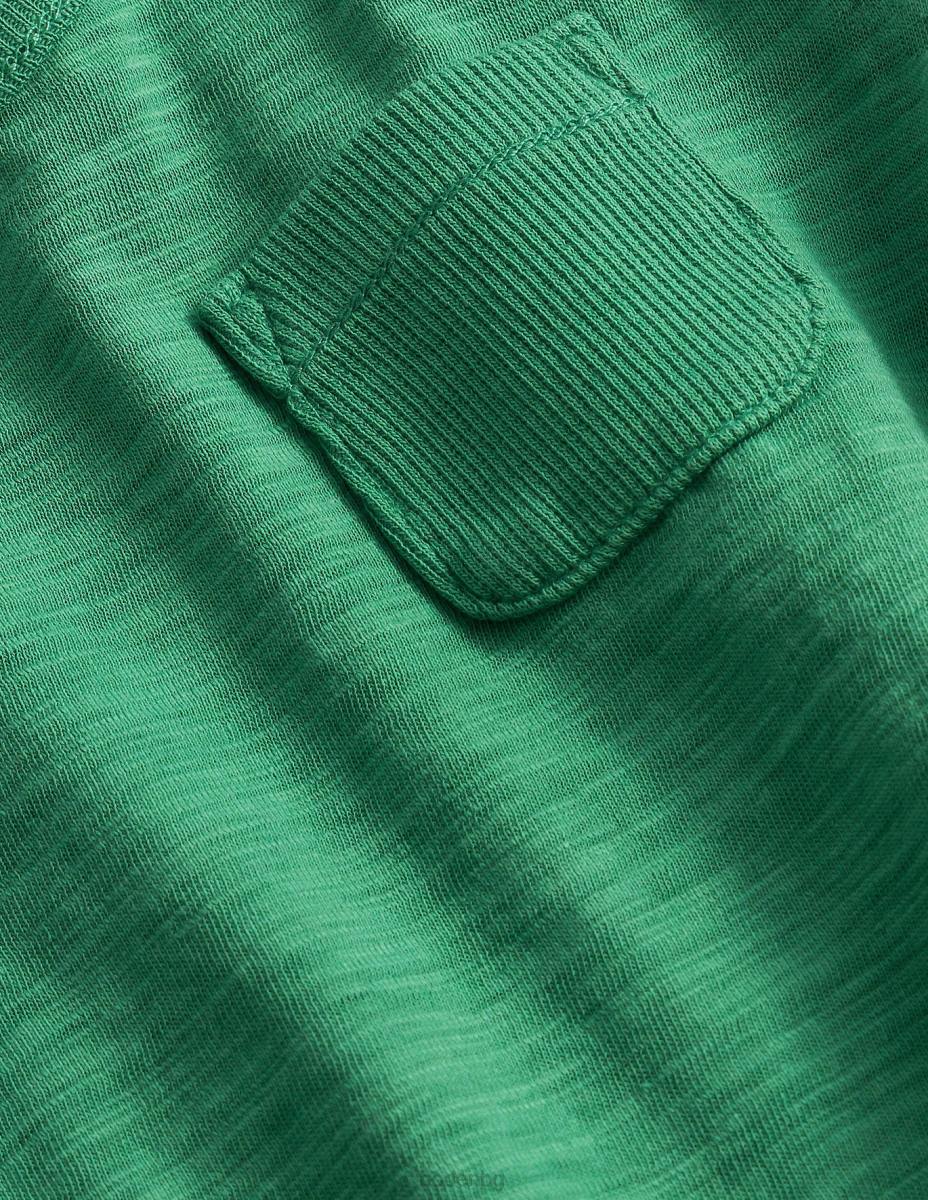 облекло Boden тениска за пране на дрехи наситено тревисто зелено бебе LL683365