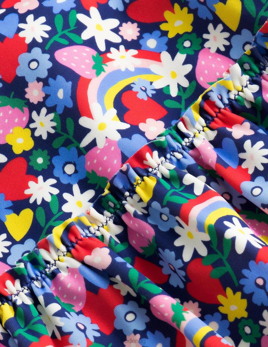 облекло Boden комплект танкини слонова кост и мулти дъга бебе LL683380