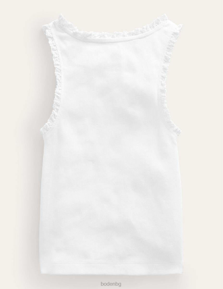 облекло Boden жилетка от трико бяло бебе LL683388