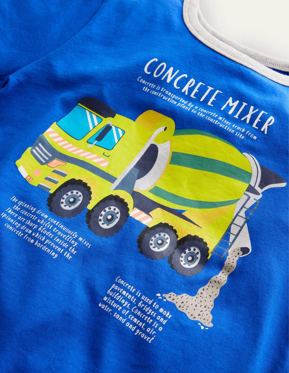 облекло Boden тениска от транспортно фолио бетонобъркачка бебе LL683389