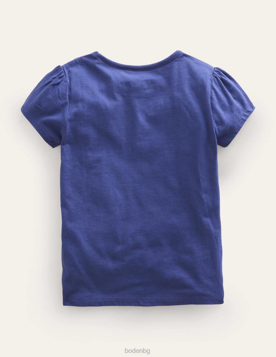 облекло Boden голяма горна част с апликации меки десен еднорози бебе LL683455