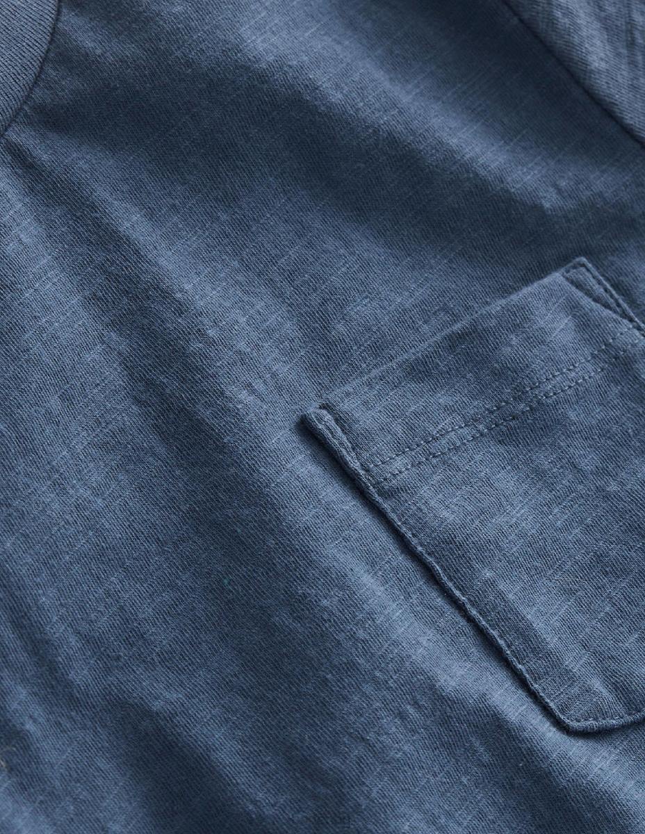 облекло Boden изпрана тениска робот синьо бебе LL68379