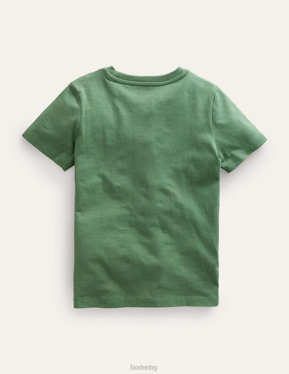 облекло Boden тениска с щампа на динозавър от букле розмаринови динозаври бебе LL68415