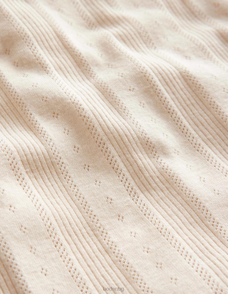 облекло Boden горна част на елече слонова кост бебе LL68430