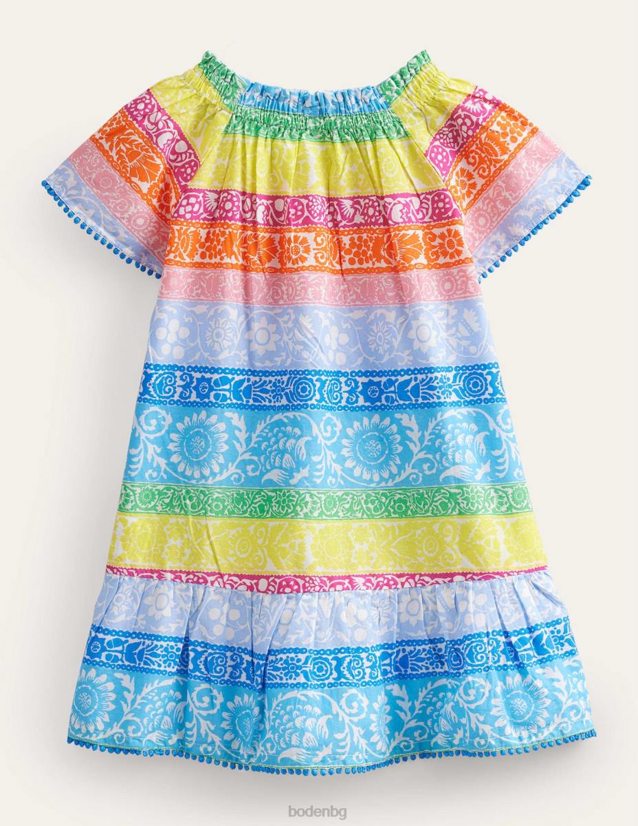 облекло Boden пушен кафтан слонова кост много тапети бебе LL683311