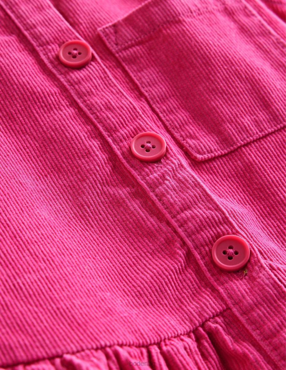 облекло Boden рокля с копчета средно розово бебе LL68353