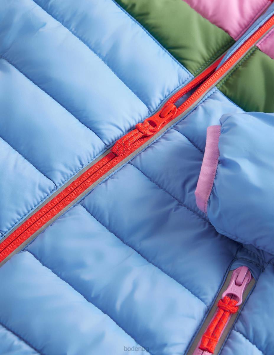 облекло Boden удобно подплатено яке за опаковане Прованс синя ивица бебе LL683475