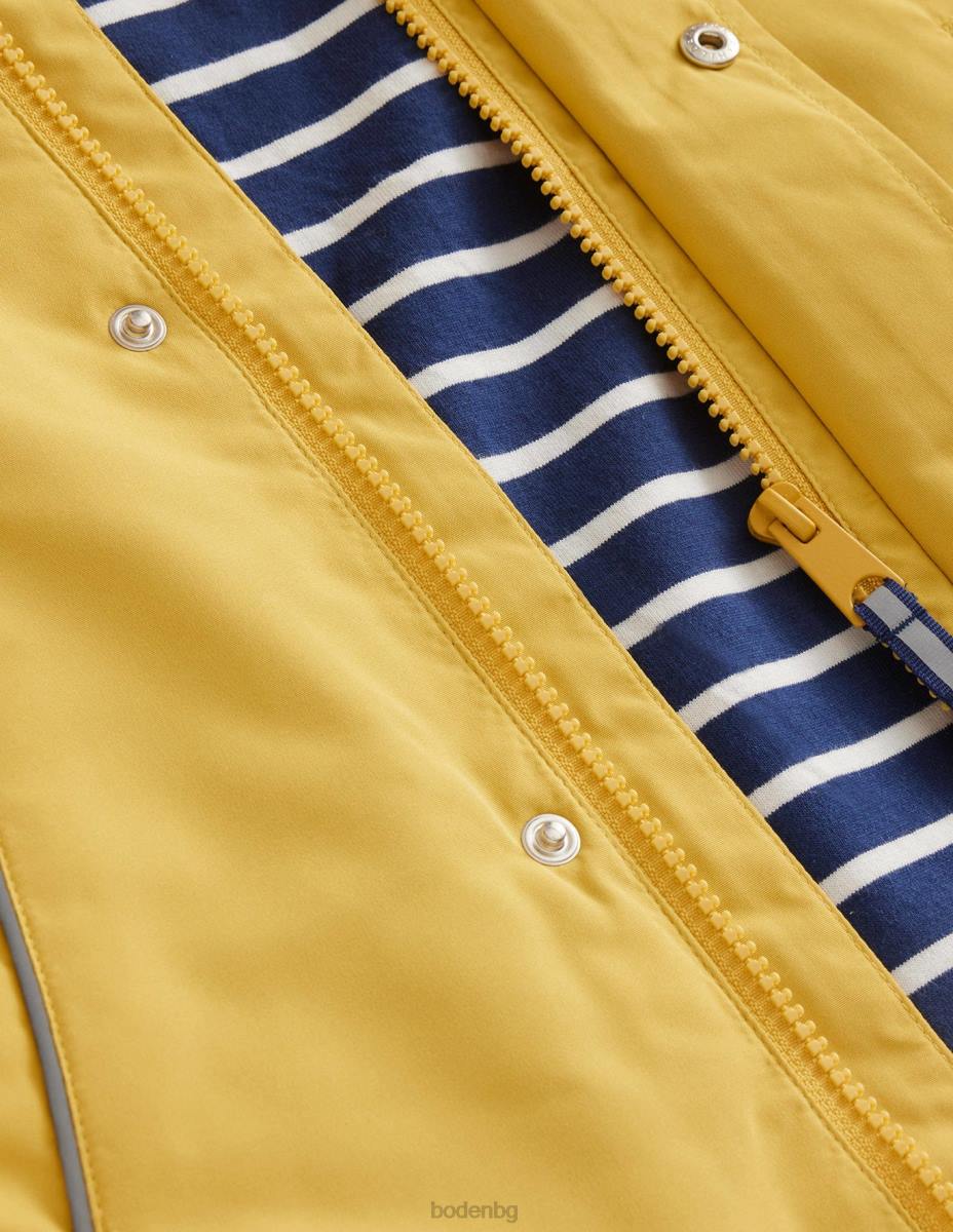 облекло Boden водоустойчиво рибарско яке пикантна горчица бебе LL68551