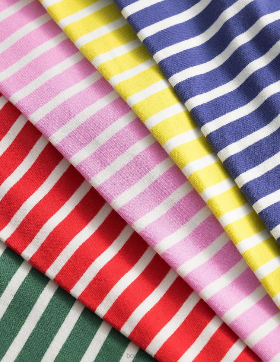 облекло Boden Опаковка от 5 разкъсани клинове мулти райе бебе LL68512