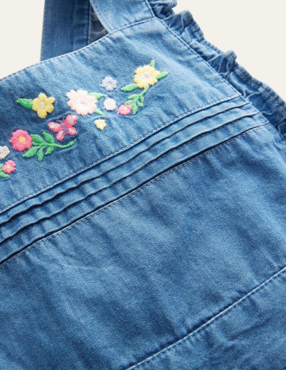 облекло Boden бродирана тъкана чанта средно шамбре бебе LL683348